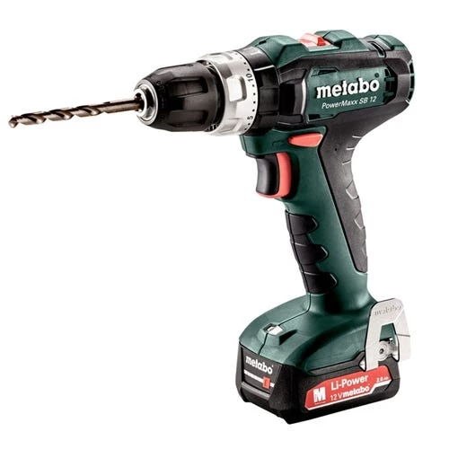 Metabo 12V PowerMaxx SB 12 Hammer Drill Kit (2.0Ah) 601076520 2 Metabo 12V PowerMaxx SB 12 Hammer Drill Kit (2.0Ah) 601076520 - Image 2