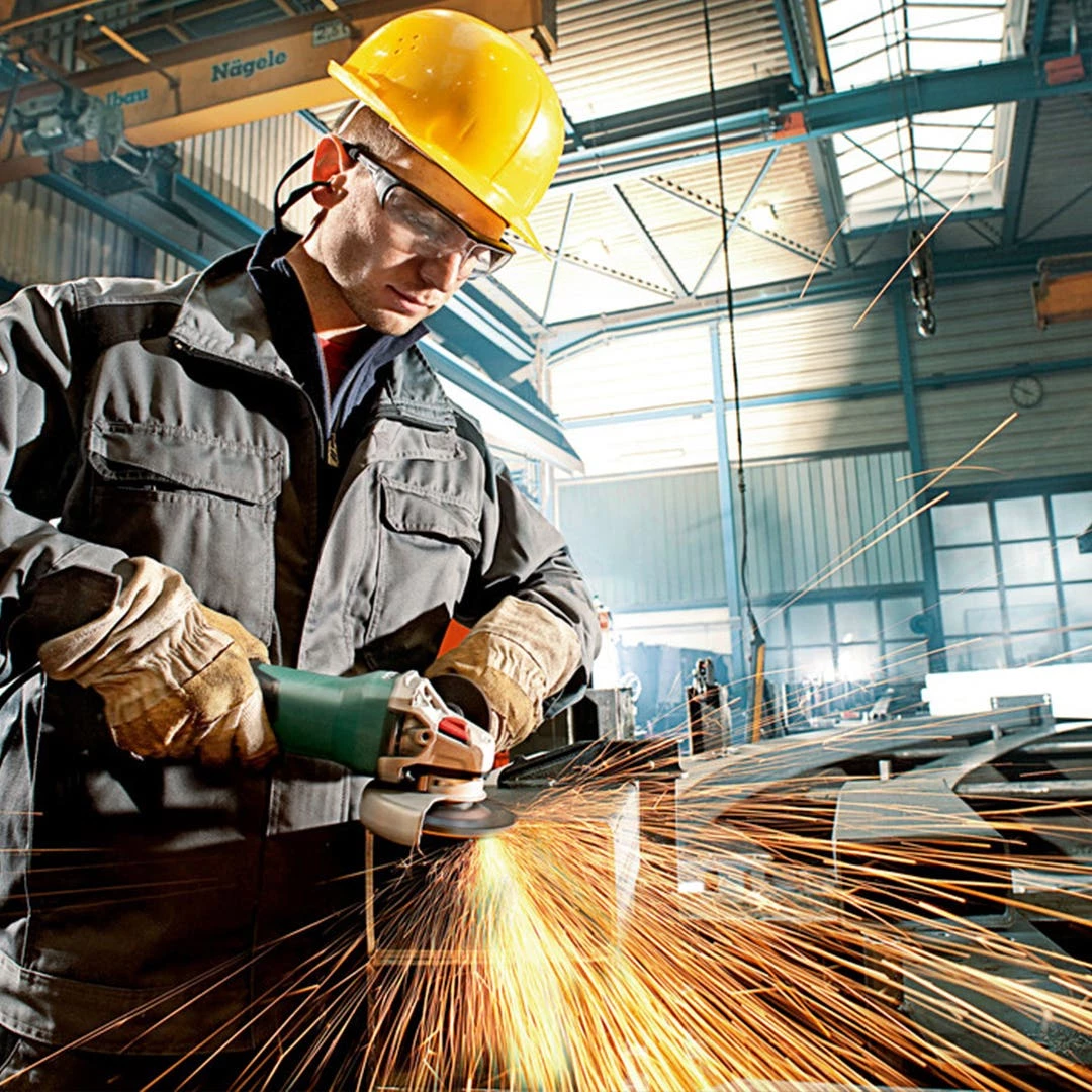 Metabo WEP 19-150 Q M-BRUSH, 6" Angle Grinder - 9,600 RPM - 14.5 Amp w/ Non-Locking Paddle 613111420 2 Metabo WEP 19-150 Q M-BRUSH, 6" Angle Grinder - 9,600 RPM - 14.5 Amp w/ Non-Locking Paddle 613111420 - Image 2