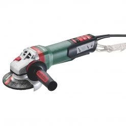 Metabo WEPBA 19-125 Q DS M-BRUSH, 5" Brake Angle Grinder - 11,000 RPM - 14.5 Amp w/ Brake System, Non-Locking Paddle, AutoBalancer, DropSecure 613114420