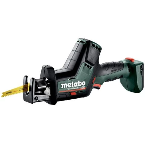 Metabo 12V POWERMAXX SSE 12 BL Compact Cordless Reciprocating Saw (Tool Only) 602322890 1 Metabo 12V POWERMAXX SSE 12 BL Compact Cordless Reciprocating Saw (Tool Only) 602322890