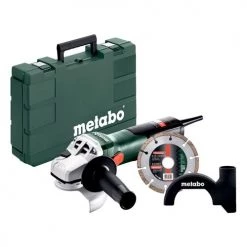 Metabo W 11-125 Concrete 5" Angle Grinder - 11,000 RPM - 11.0 Amps w/ Lock-on, 5" HP Diamond Wheel, Dust Shroud 603622850