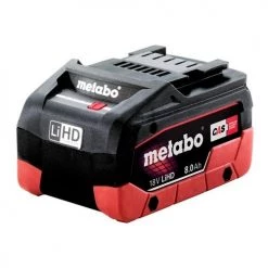 Metabo 18V LiHD Battery 8.0 AH 625369000