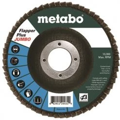 Metabo 7" Flapper Plus Jumbo Flap Disc 60 Grit Type 29 629428000