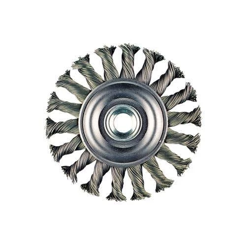 Metabo Wire Wheel Brush 4" X 3/8" X 7/8" X 5/8"-11 (655136000) 1 Metabo Wire Wheel Brush 4" X 3/8" X 7/8" X 5/8"-11 (655136000)