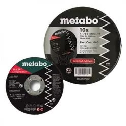 Metabo Type 1 Slicer A60TBF 4-1/2" x .04" x 7/8" Cutting Wheel (Limited Edition Box of 10) 655832010