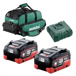 Metabo 18V Lithium Ion 8.0 AH Battery Pack Starter Kit US625369002