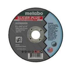 Metabo Type 27 Slicer Plus A60TX 5" x .045" x 7/8" Cutting Wheel US655357010