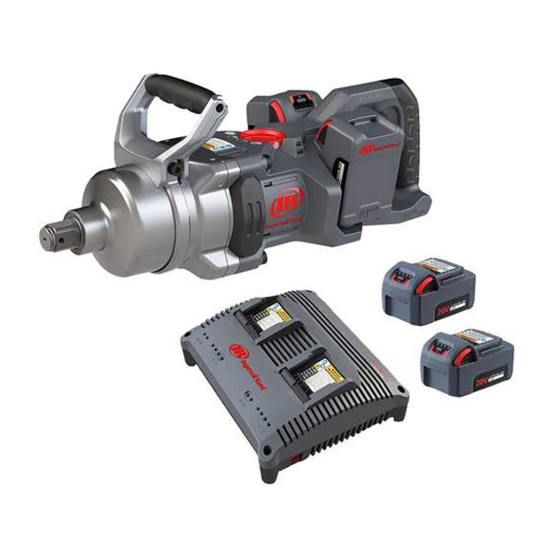 Ingersoll Rand W9000 Series 1" 20V High Torque Standard Cordless Impact Wrench Kit W9491-K4E 1 Ingersoll Rand W9000 Series 1" 20V High Torque Standard Cordless Impact Wrench Kit W9491-K4E